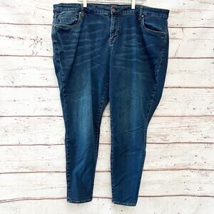 KUT FROM THE KLOTH Dark Wash Toothpick Skinny Jeans Sz 22W 22 W